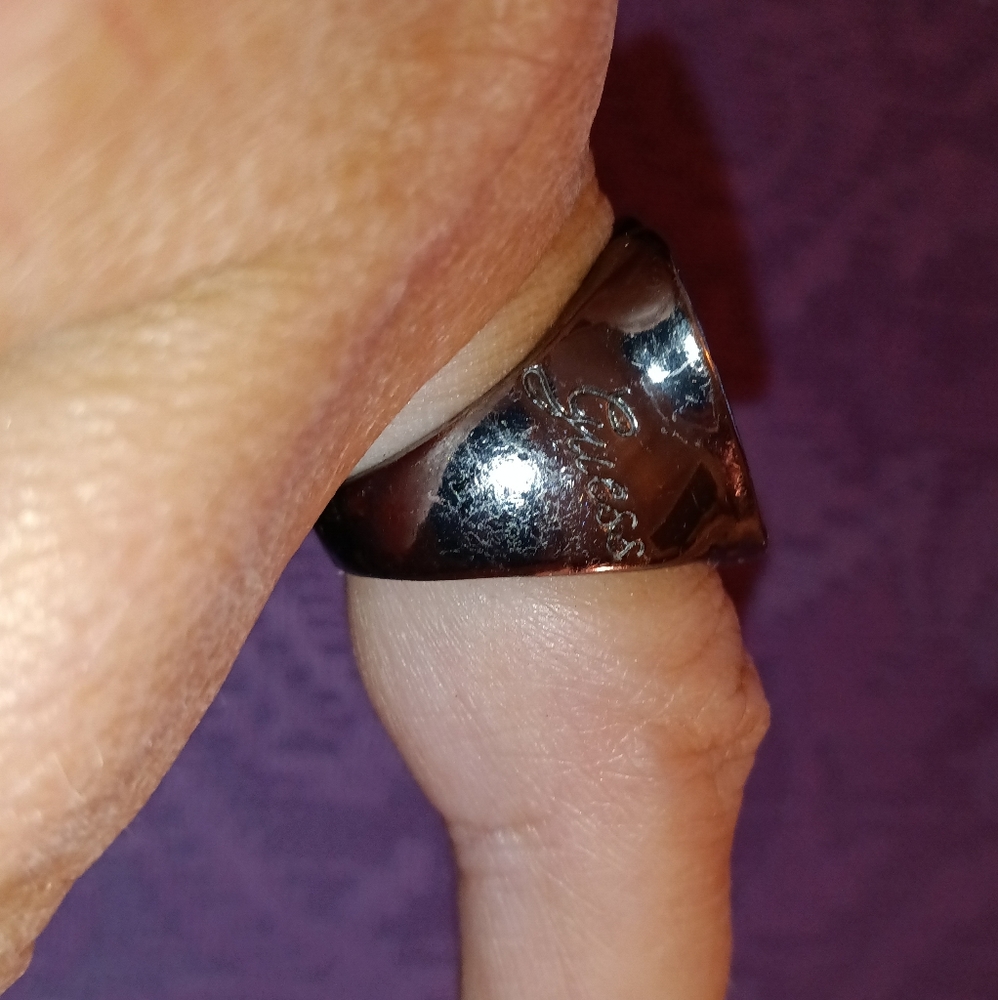 Guess Brand Red Rhinestone Ring - Picture 3 of 7